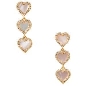KATE SPADE • Take Heart Mother Of Pearl Drop Earrings